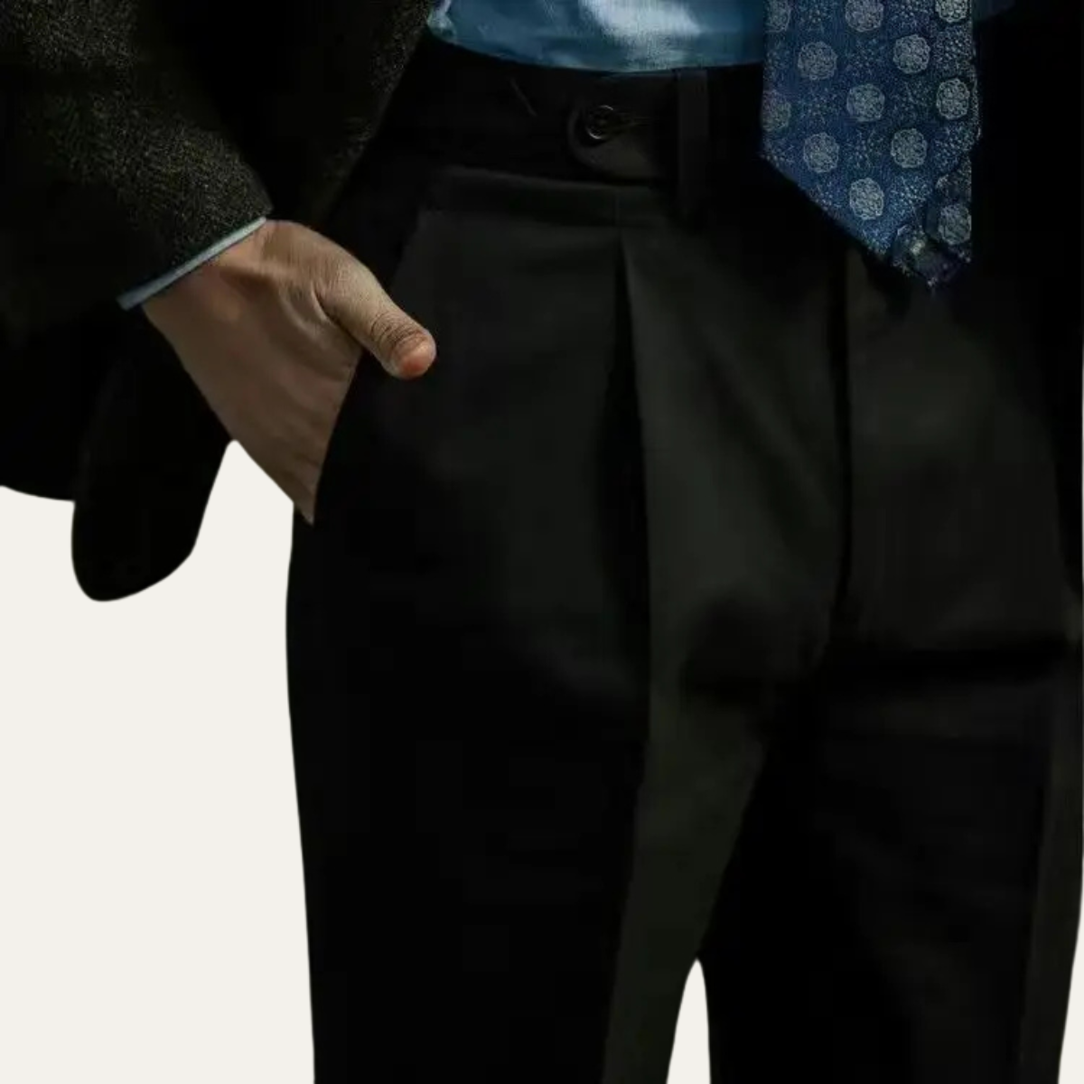 Men's Loose Fit Business Trousers