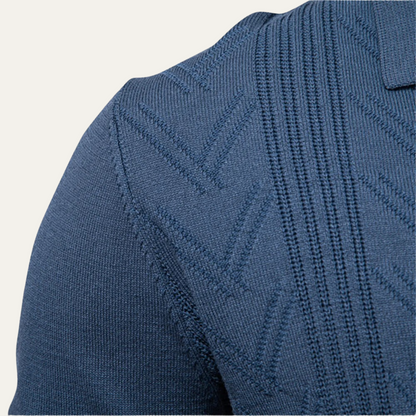 Men's Knit Polo Sweater Casual