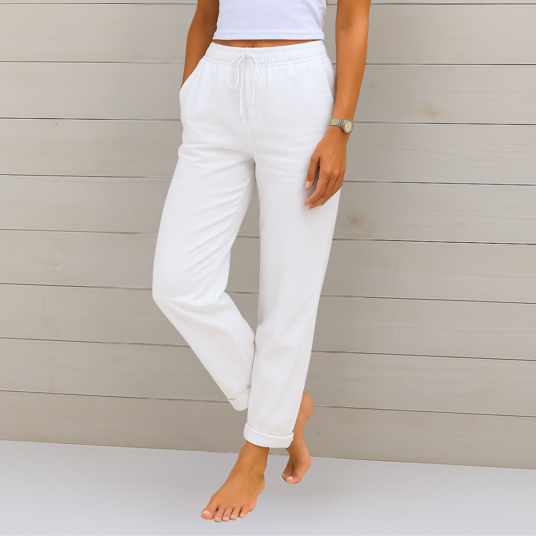 Comfortable Stretchy Pants with Elastic Waistband