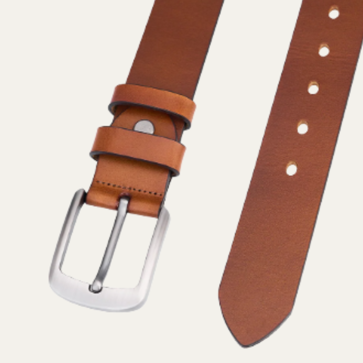 Men's Leather Classic Buckle Belt