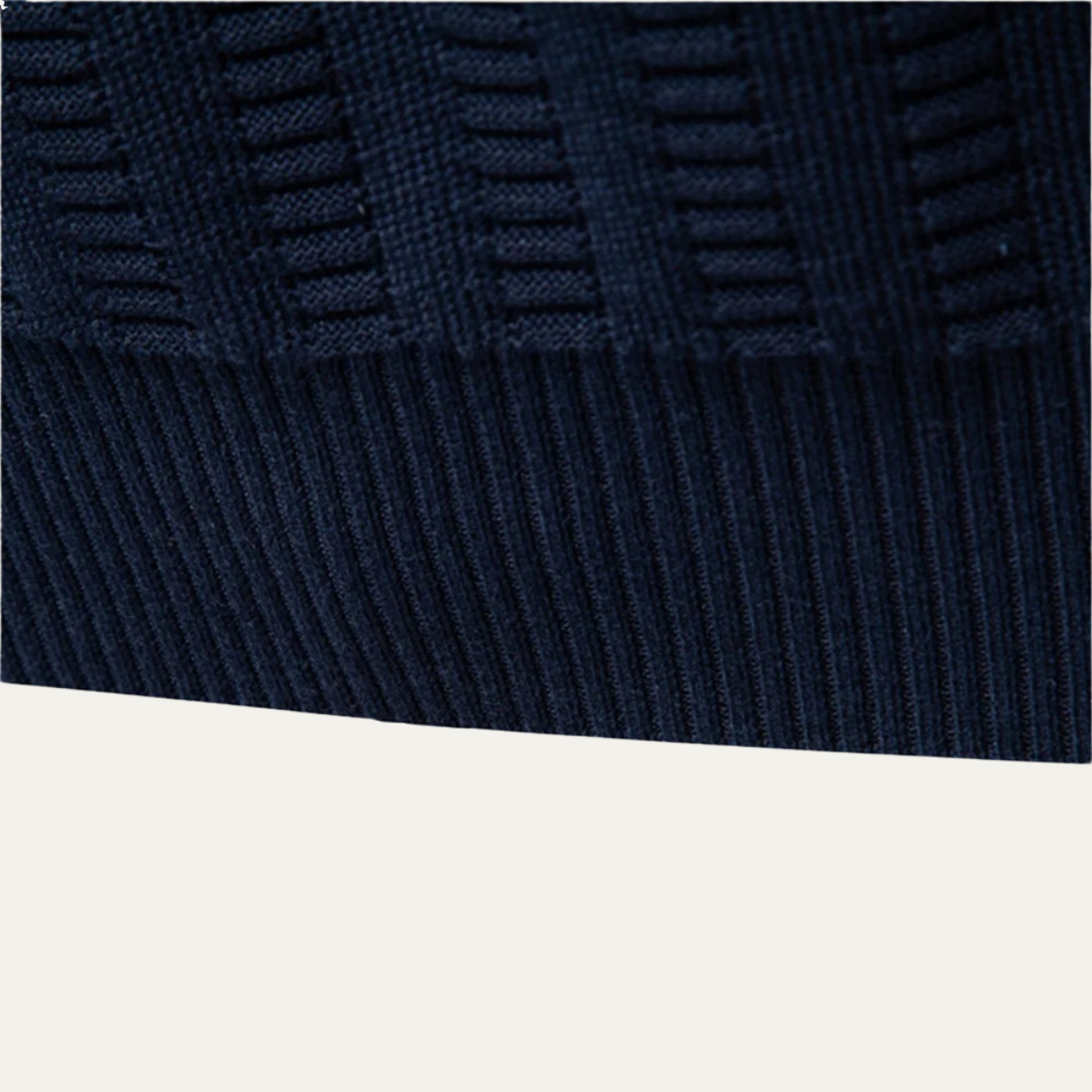 Men's Quarter Zip Winter Sweater
