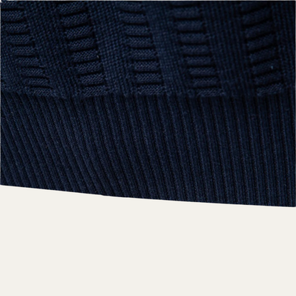 Men's Quarter Zip Winter Sweater