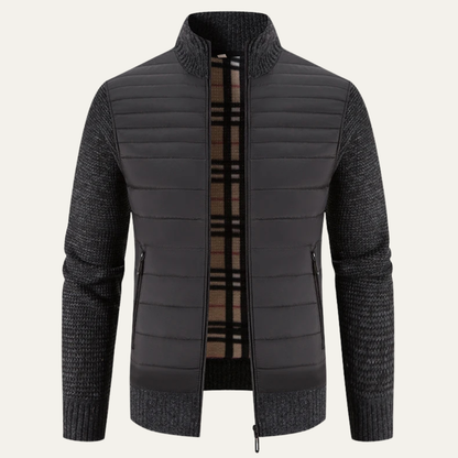 Men's Padded Stand Collar Winter Jacket
