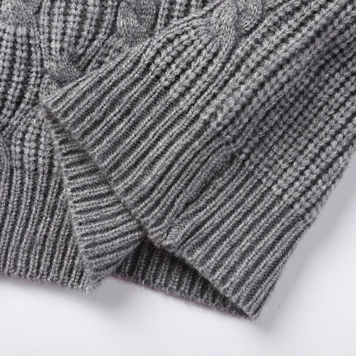 Men's Textured Knitted V Neck Vest