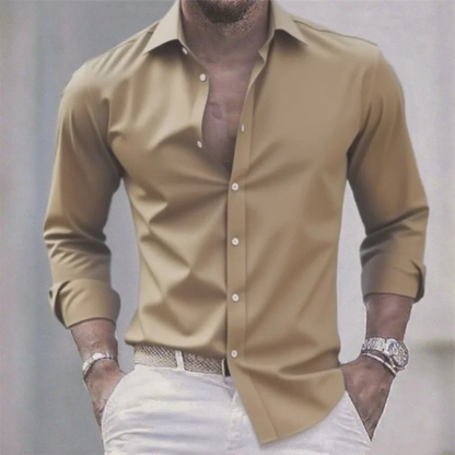 Men's Slim Fit Dress Shirt Stretch Milano