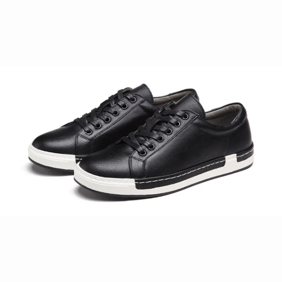 Men's Classic Lace Up Shoes Leather Brown