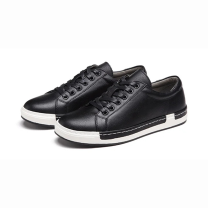 Men's Classic Lace Up Shoes Leather Brown