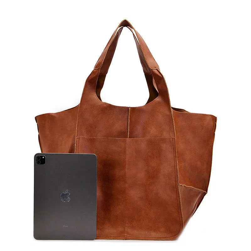 Women's Vintage Leather Shoulder Bag - VibreMode