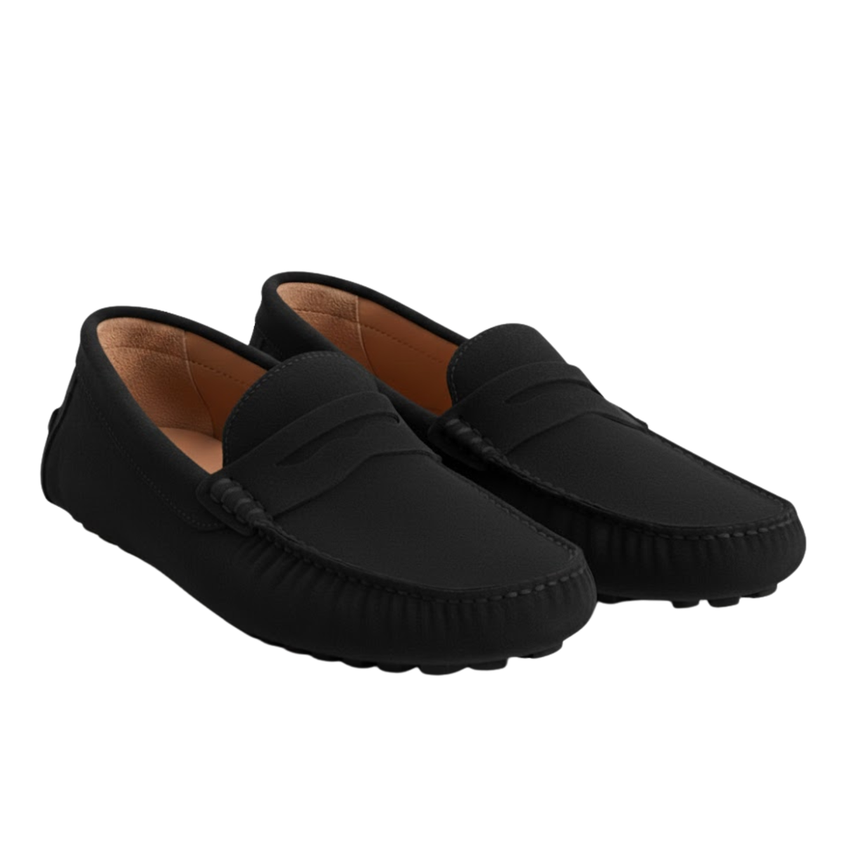 Luxury Leather Slip On Driving Shoes