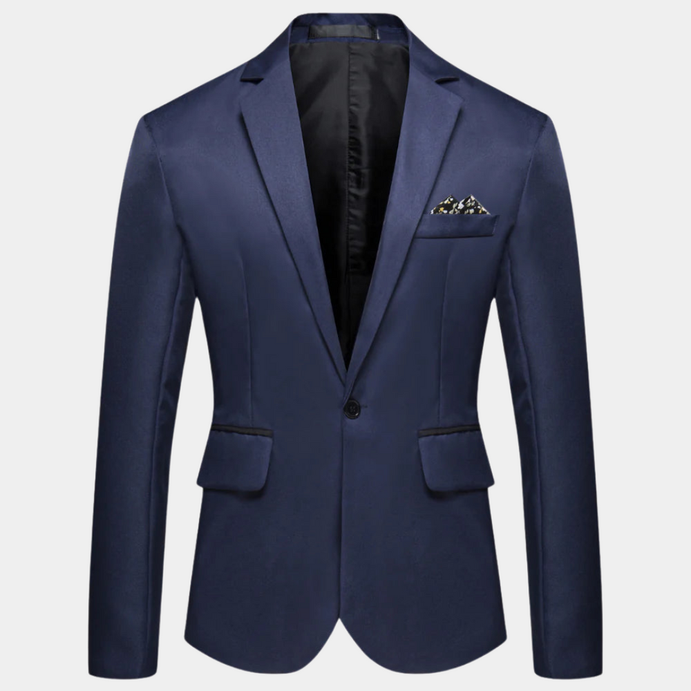 Men's Blazer Refined Wool Tailored Fit