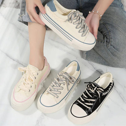 Women's Platform Canvas Sneakers