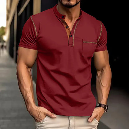 Men's Polo Shirt Cotton Elegant Style