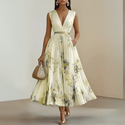 Loose Fit Strapless Beach Maxi Dress
