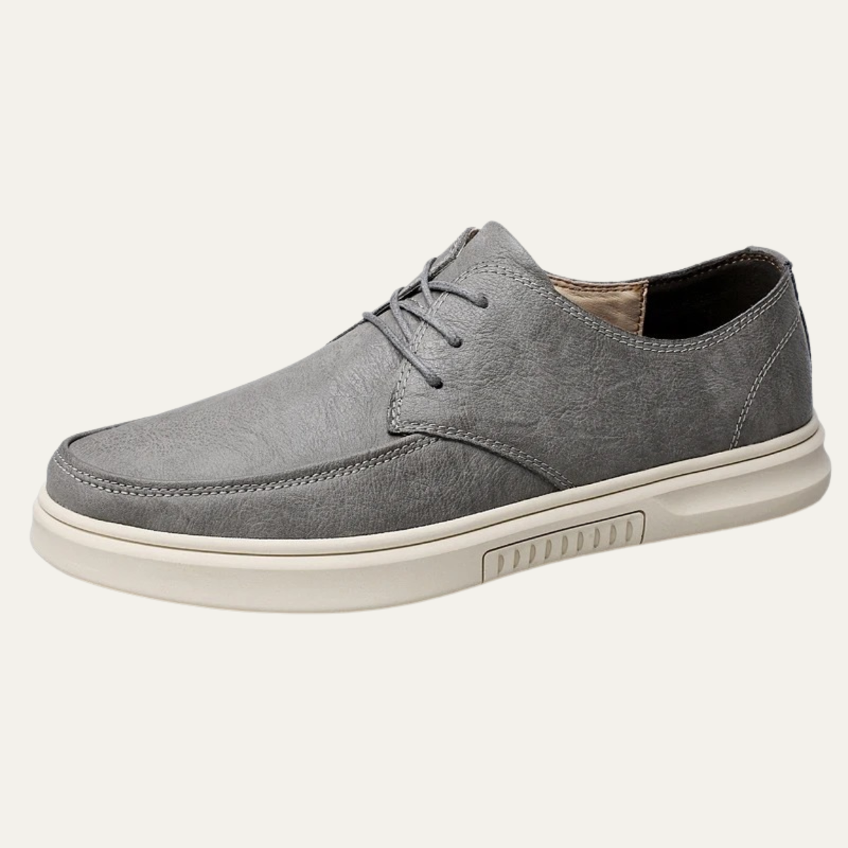 Alderwood Men's Leather Sneakers Lace Up Comfortable