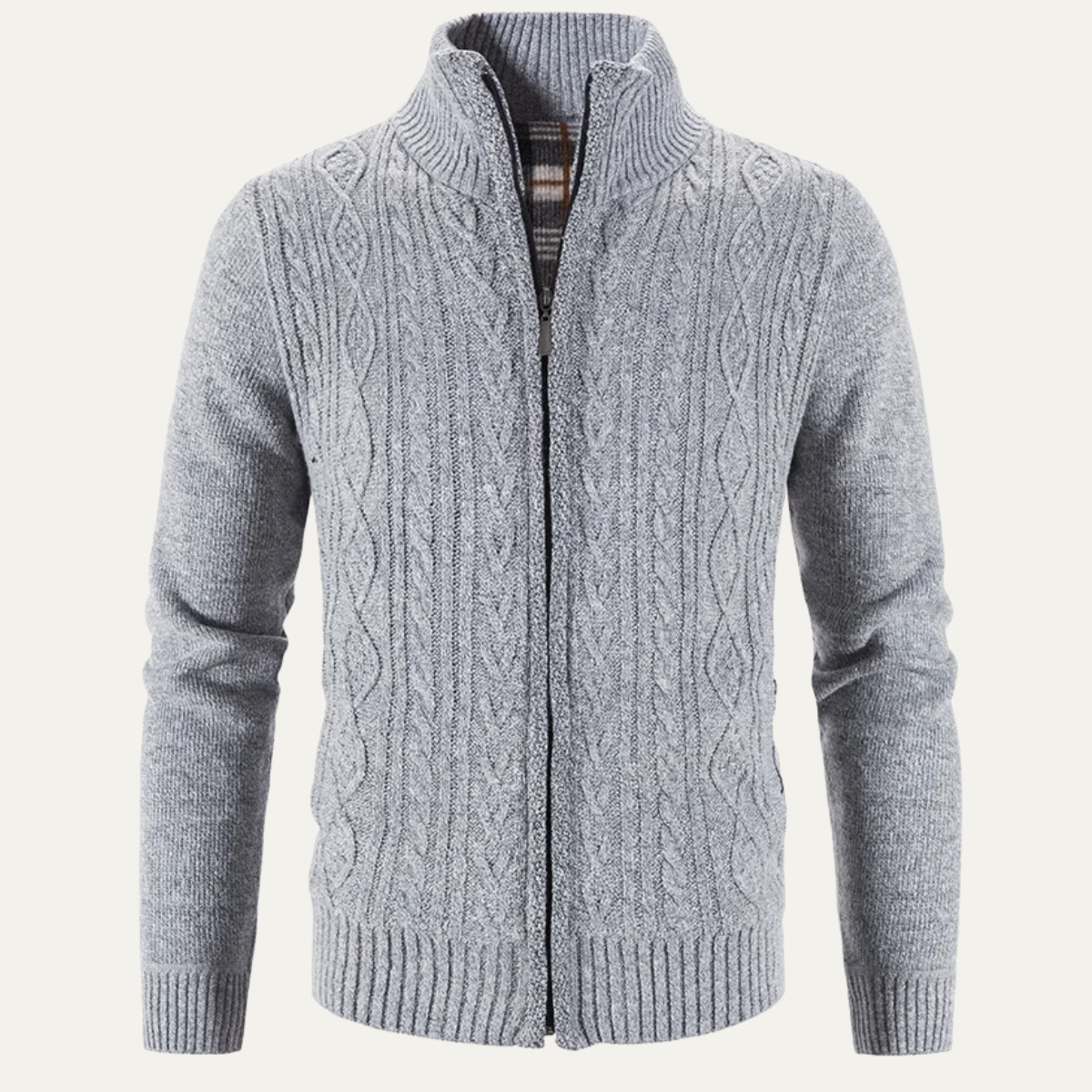 Men's Warm Fleece Zip Up Jacket
