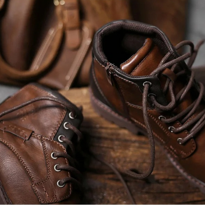 Men's Military Combat Leather Boots