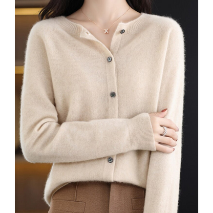 Lightweight Ladies Open Front Sweater