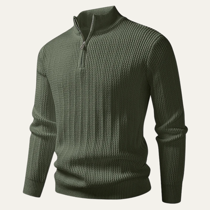 Men's Soft Knit Half Zip Sweater