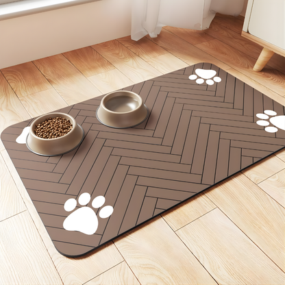Pet Feeding Mat Absorbent Placemat