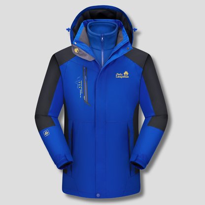 3-In-1 Waterproof Ski Jacket Insulated Winter Coat
