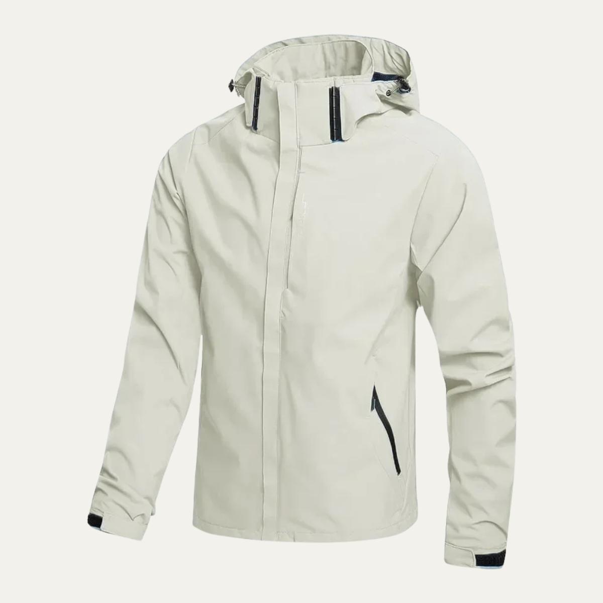 Waterproof Rain Jacket Windproof Hooded Outdoor Shell Coat