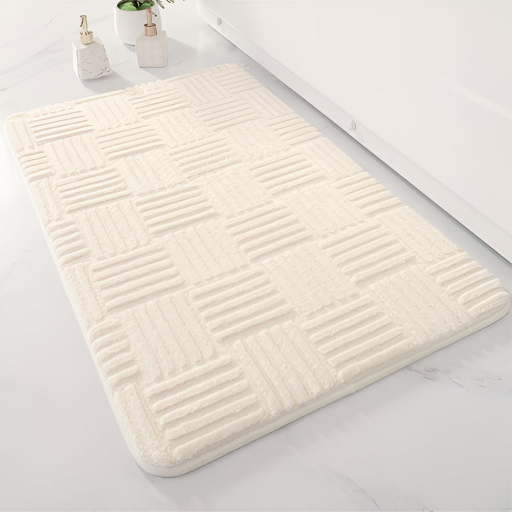 Soft Shaggy Bathroom Rug Ultra Absorbent