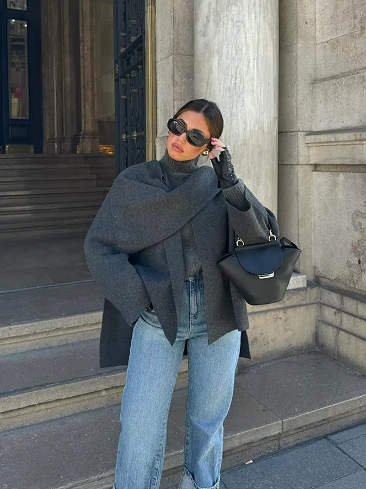 Classic Red Cape Coat