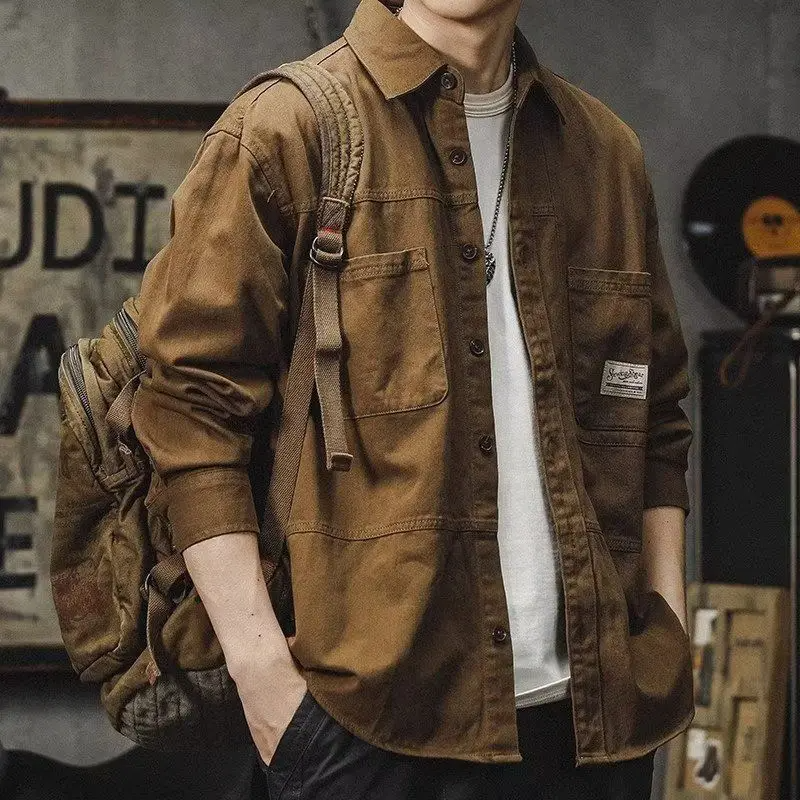 Mens Heavy-Duty Button Up Shirt