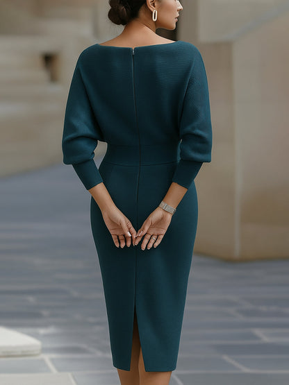 Chic Flowy Knee Length Dress