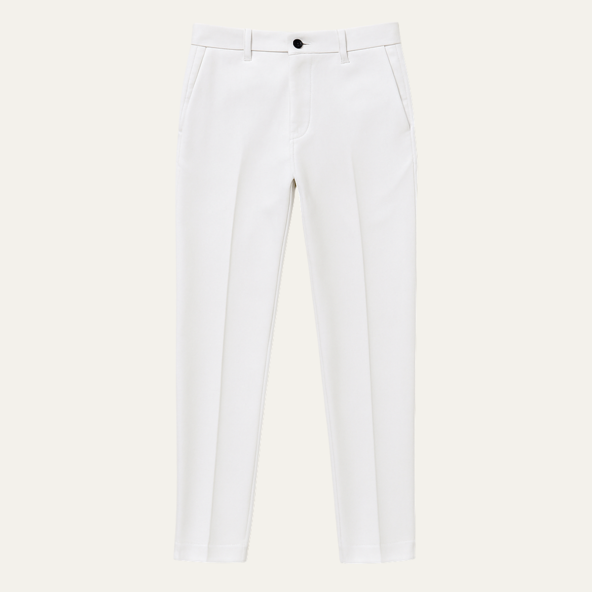 Men's Classic Chino Pants White - VibreMode