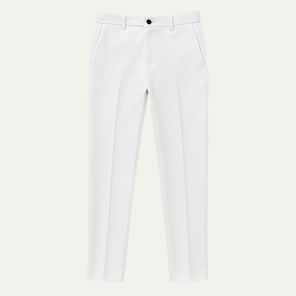Men's Classic Chino Pants White - VibreMode