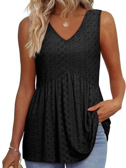 Women's Sleeveless Textured - VibreMode