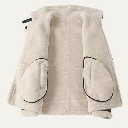 Men's Shearling Leather Aviator Jacket