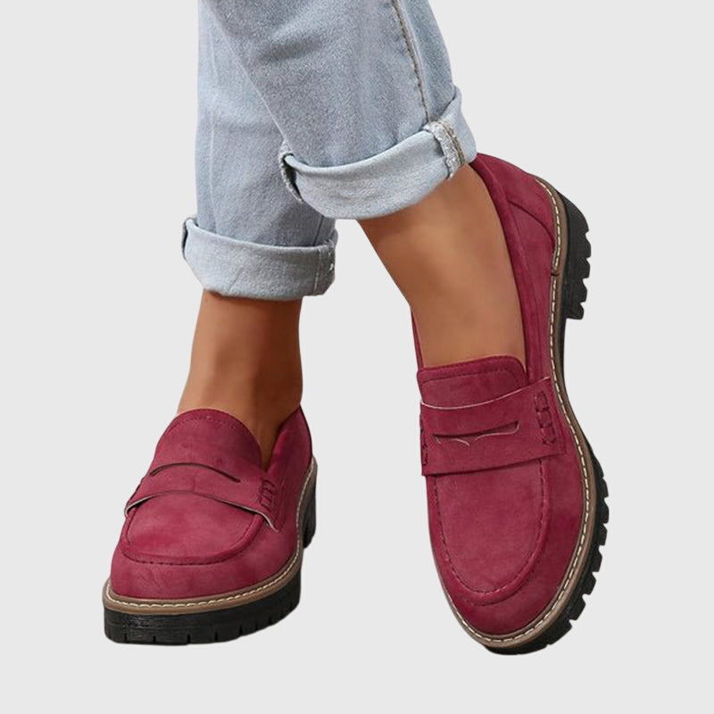Classic Luxury Suede Slip On Shoes