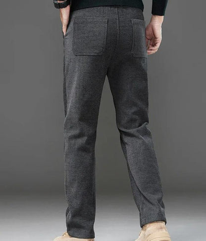 Rugged Textured Corduroy Trousers