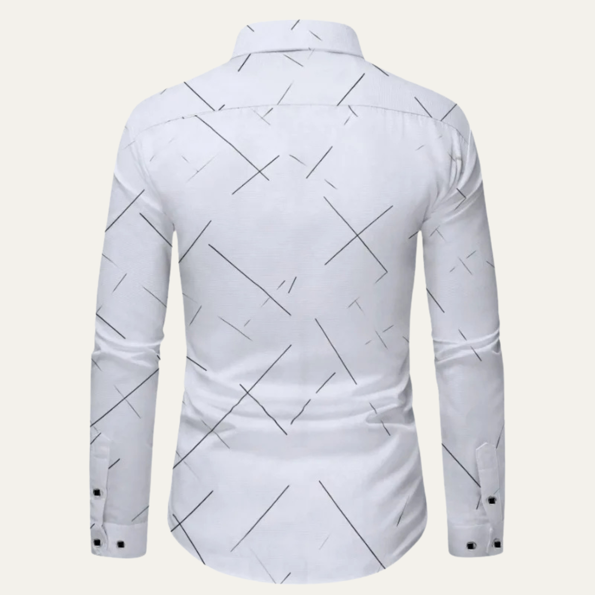 Men's Formal White Button Down Office Shirt Cotton