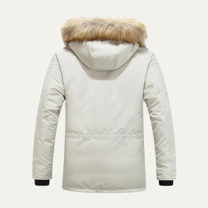 Whitford Men's Hooded Parka Jacket Thick Warm