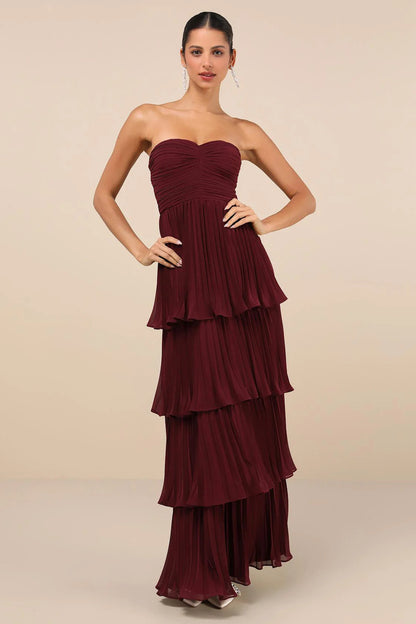 Sandra Women's Elegant Maxi Dress - VibreMode