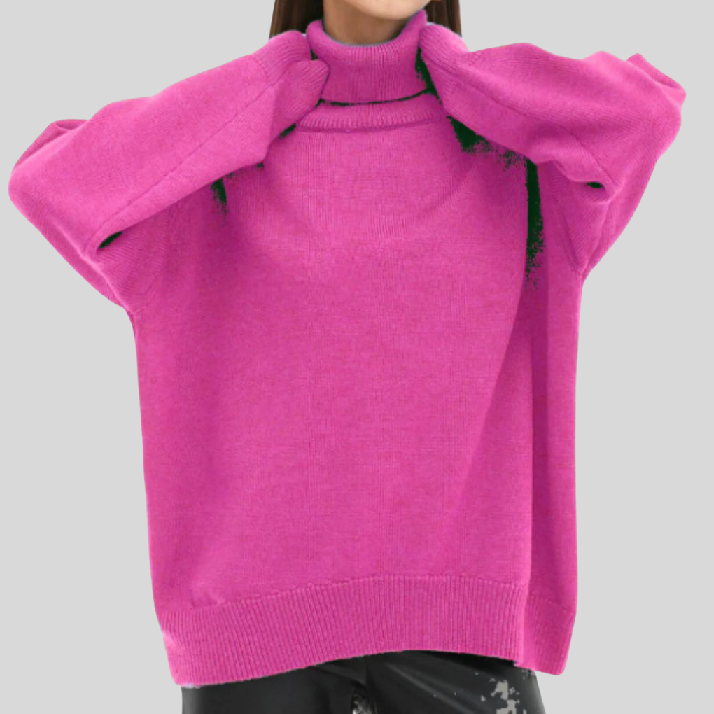 Women's Rollneck Sweater Thermal Cold-Weather