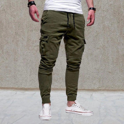Men's Cargo Pants Flap Pockets Cotton - VibreMode