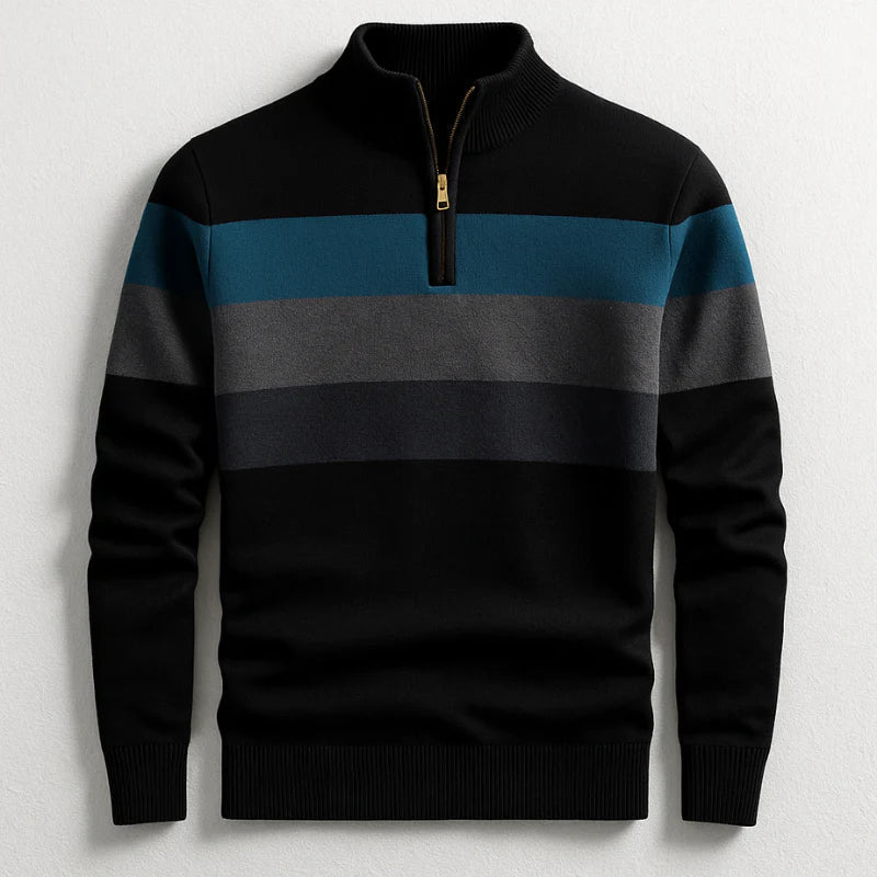 Colorful Stripe Long Sleeve Sweater