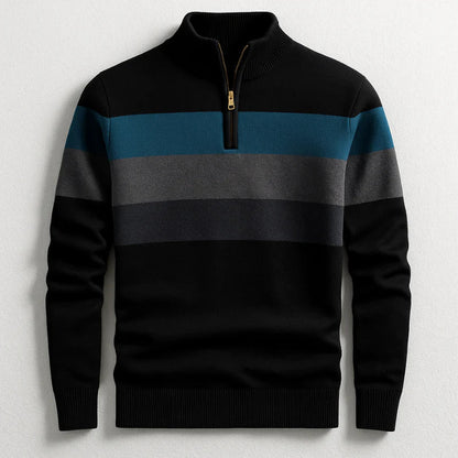 Colorful Stripe Long Sleeve Sweater