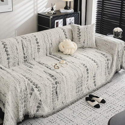 Elegant Sofa Cover Soft Cream Color - VibreMode