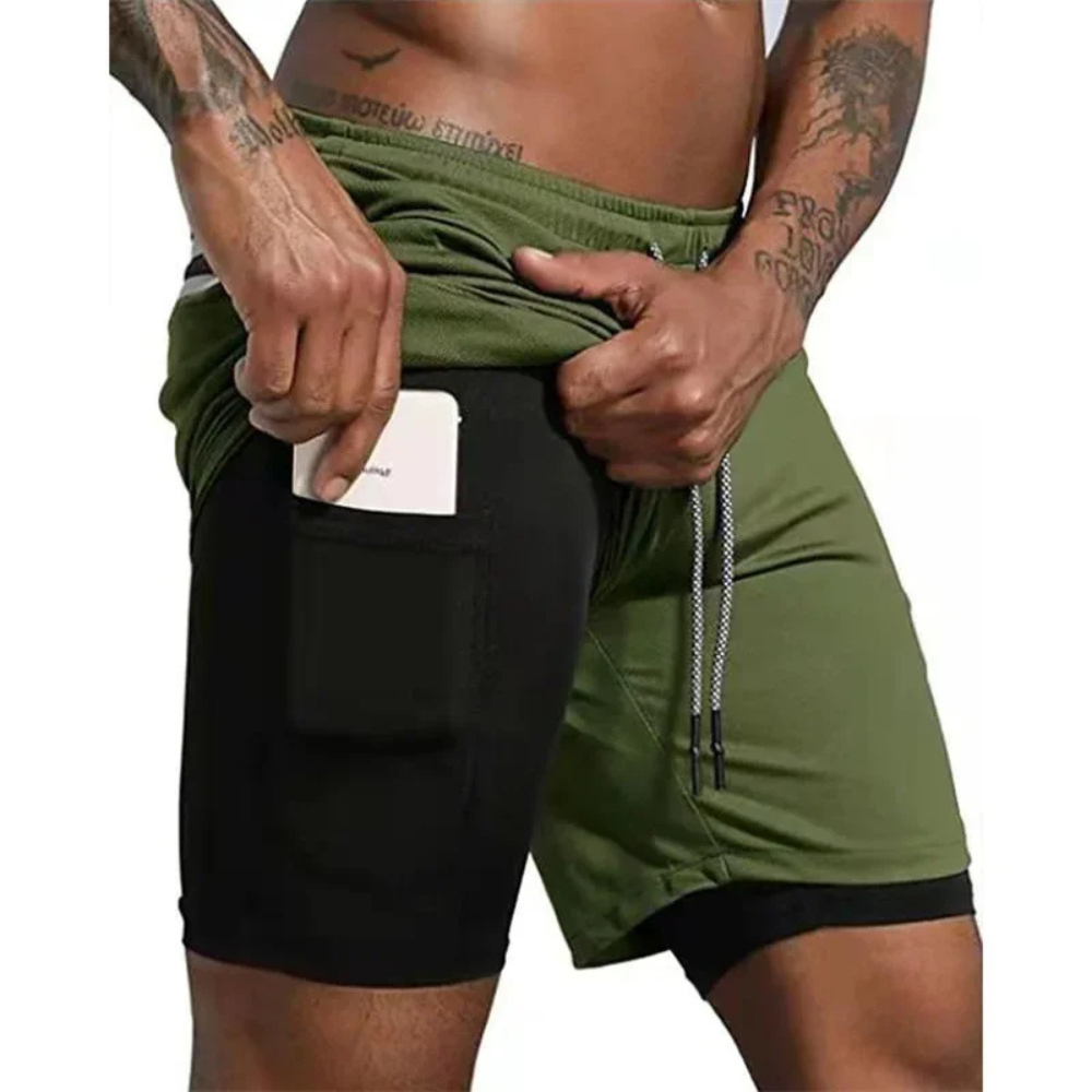 Men's 2-In-1 Sport Shorts Performance Comfort