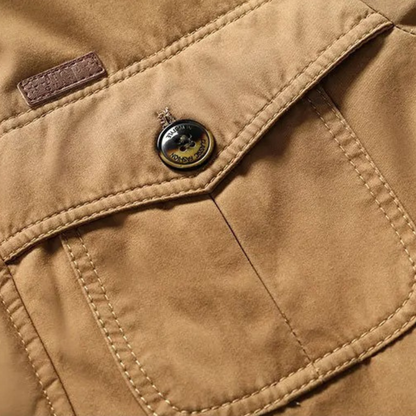 Men's Winter Hooded Parka Jacket Fleece Lining