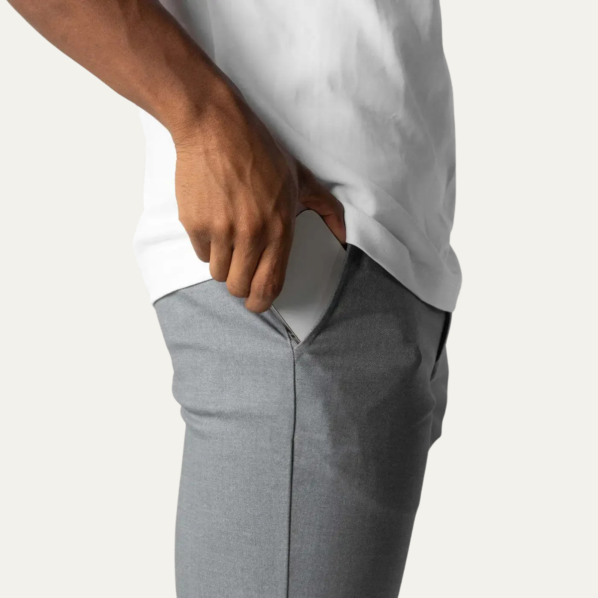Men's Slim Fit Chino Pants Stretch Cotton