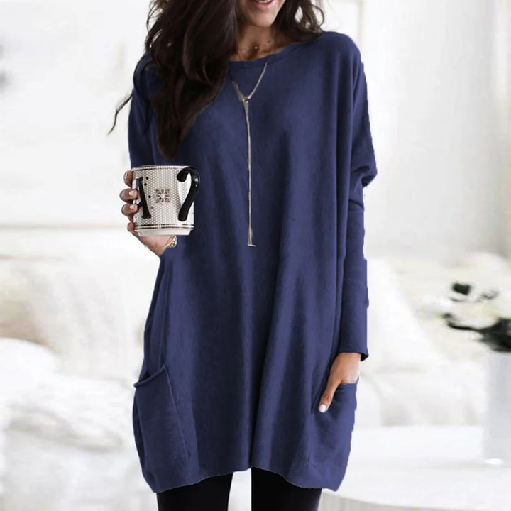 Women's Oversized Tunic with Pockets