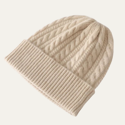 Men's Cashmere Ribbed Beanie