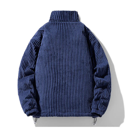 Quilted Corduroy Jacket Bordeaux