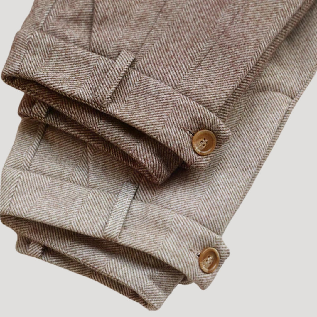 Relaxed Fit Men's Spring Wide Leg Dress Pants